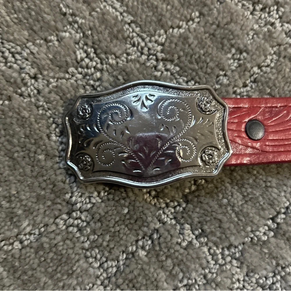Justin Top Grain Cowhide Kids Belt 18 800rd